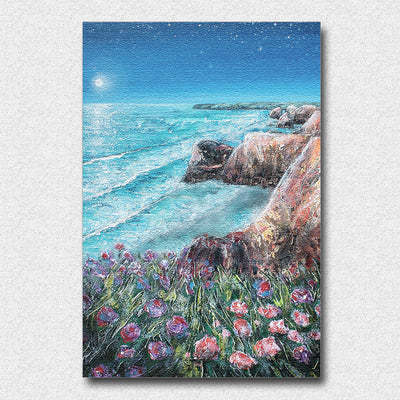 Peace at Bedruthan Steps Tea Towel