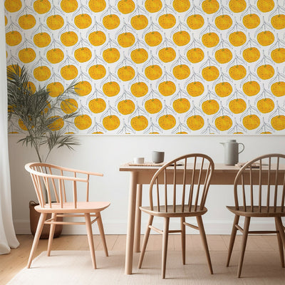 clementine-wallpaper-in room
