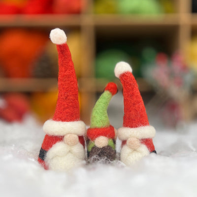 Santa Gnomes Needle Felting Kit