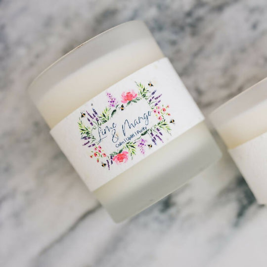Lime & Mango Crackling Wood Wick Candle