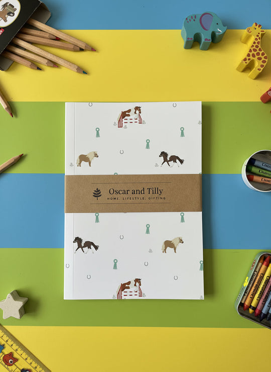 A5 Notebook – Ponies Design