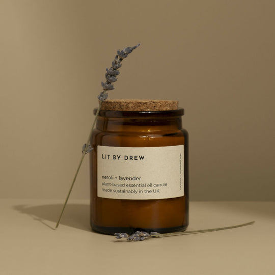 Neroli & Lavender - Pure Essential Oil Candle - Medium