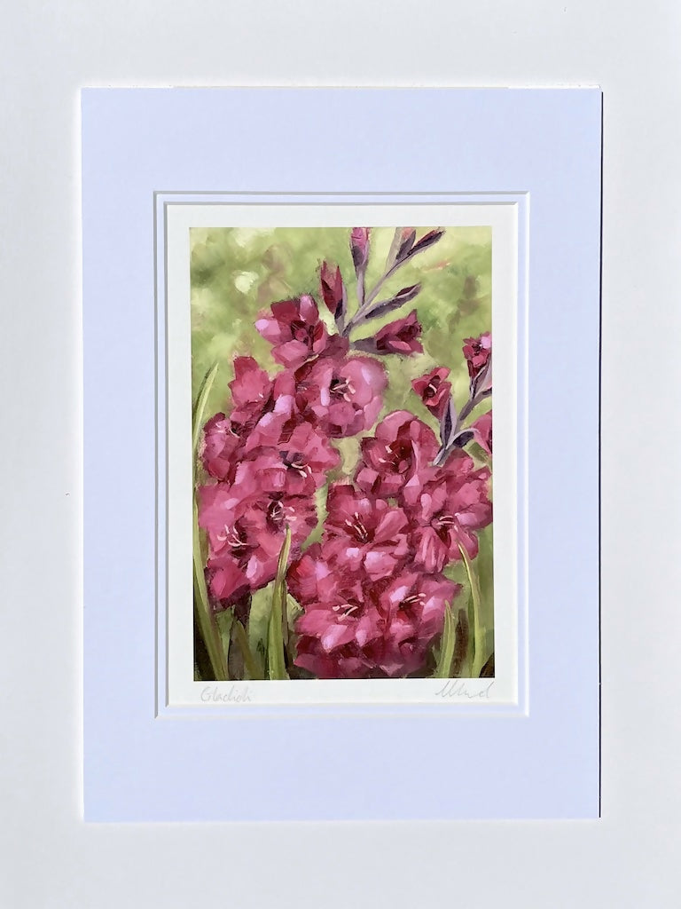 Gladioli Fine Art Pint