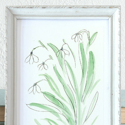 'Snowdrops' Framed Original Art