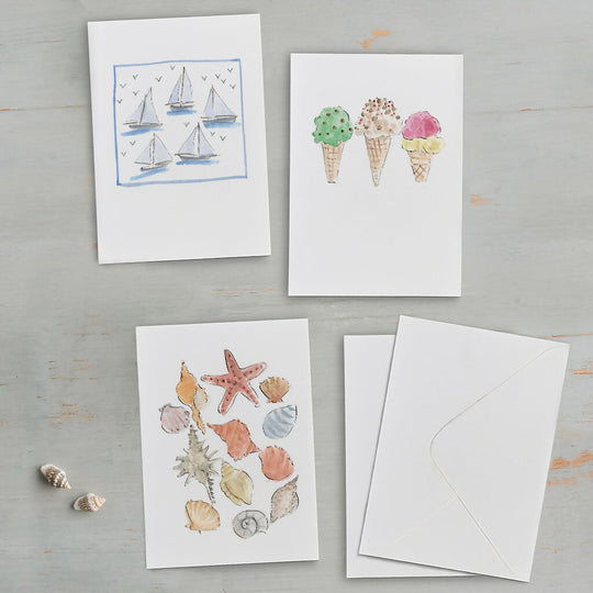 'Beside The Sea' Postcard Set