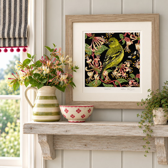 Siskin - Signed and Mounted Giclée Art Print