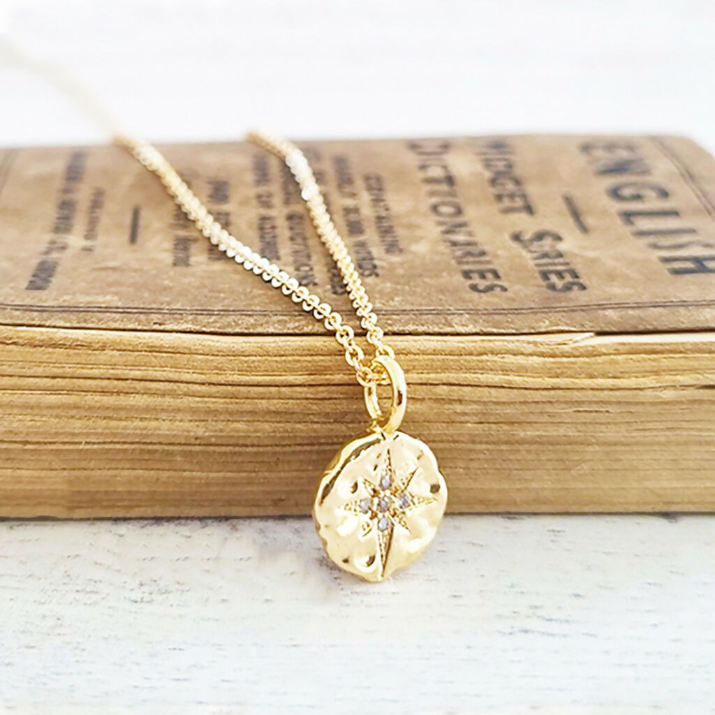 Gold Plated North Star Necklace