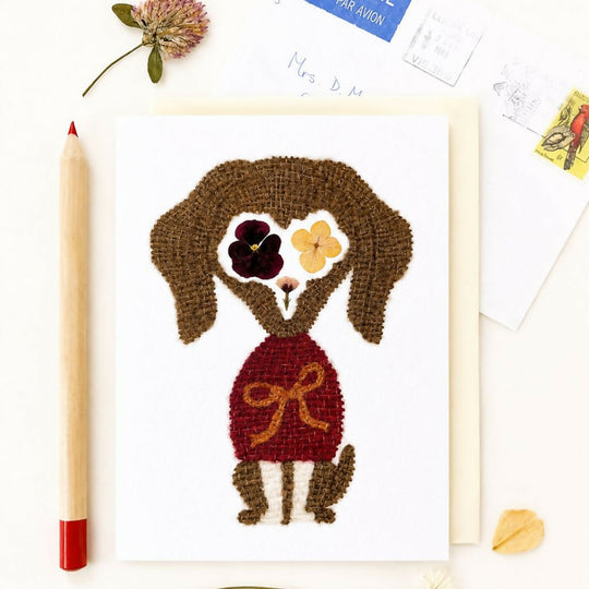 Iris The Dachshund Card