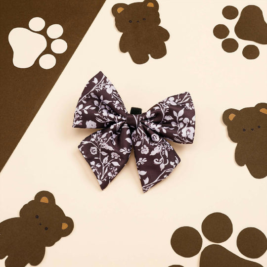 Choco Teddy Floral Sailor Bow