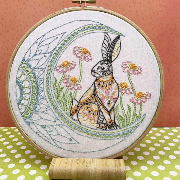 Celestial Hare Embroidery Kit