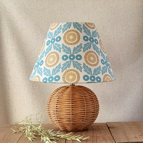 Sunflower Linen Conical Lampshade