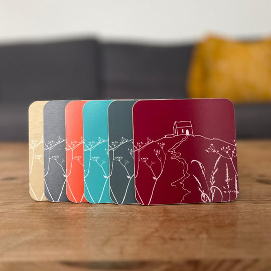 Rame Head Cork-Backed Coasters