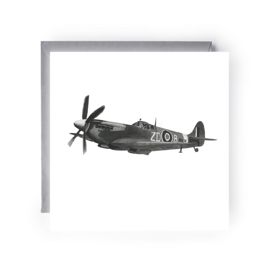 Iconic Spitfire Aircraft Greeting Card