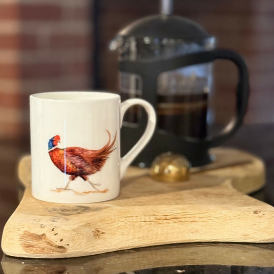 Pheasant Bone China Mug - Country Collection