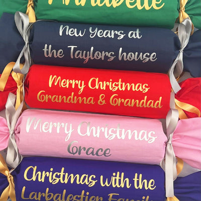 Giant Personalised Table Christmas Cracker