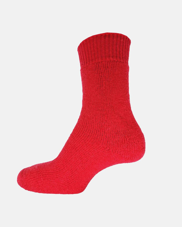 Men's Cushion Wool Socks – Red
