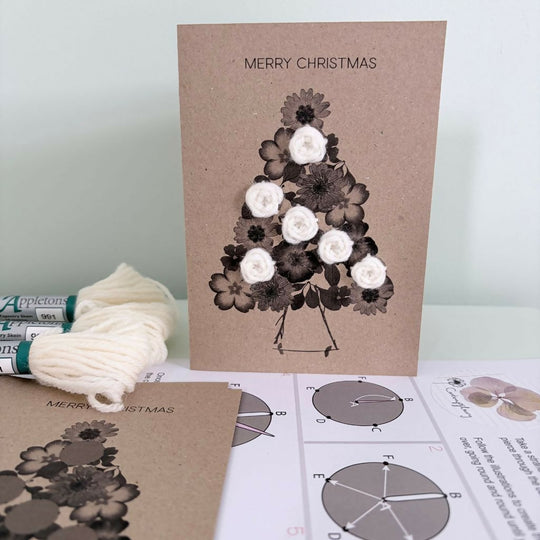 Christmas Card Embroidery Kit