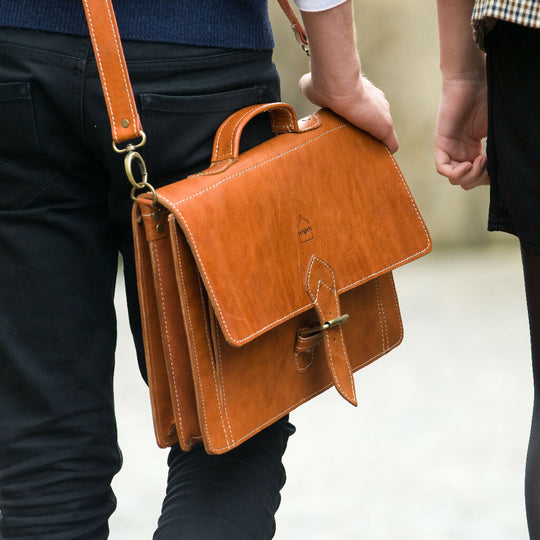 The Casablanca Large Satchel in Light Brown