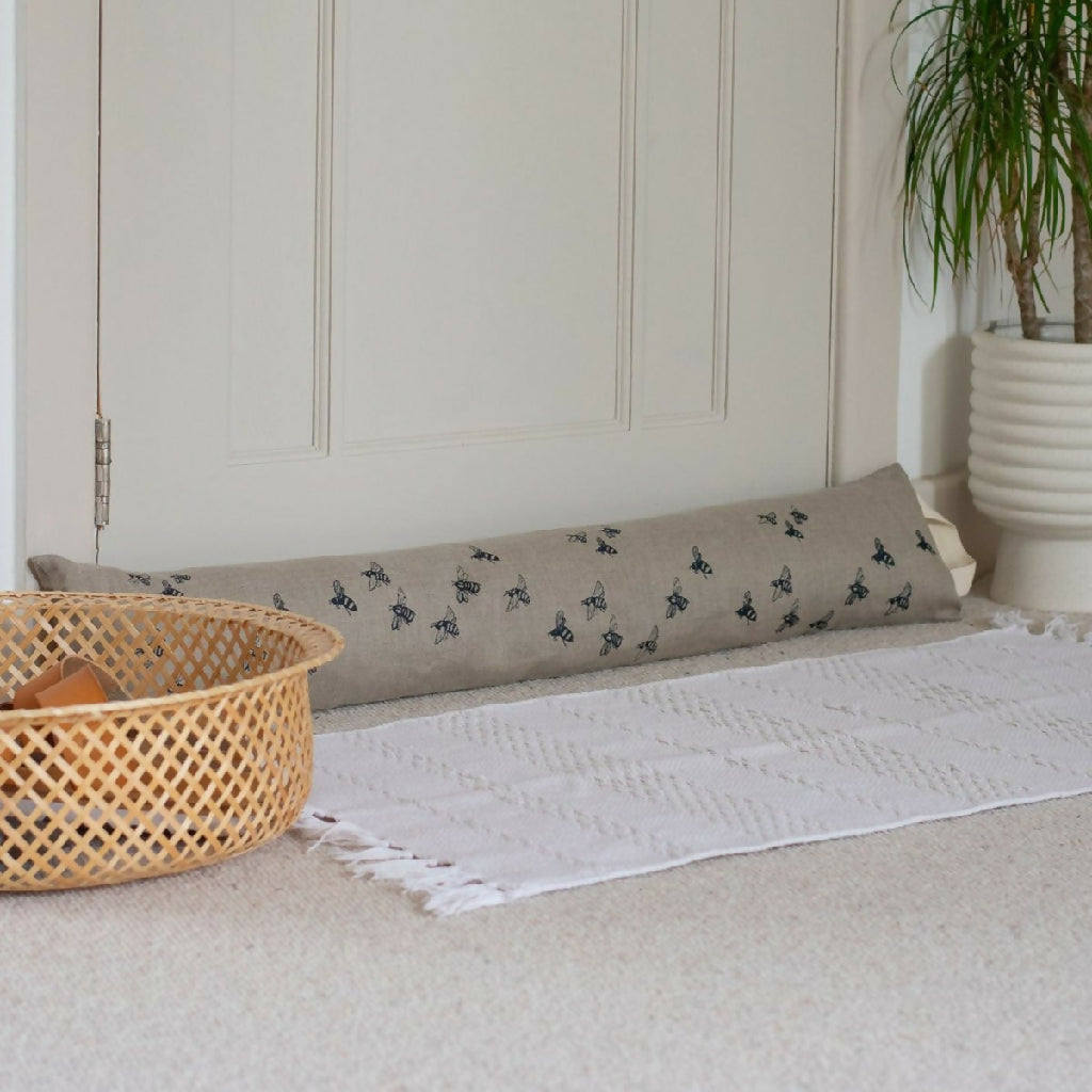 Bee Design Linen Draught Excluder