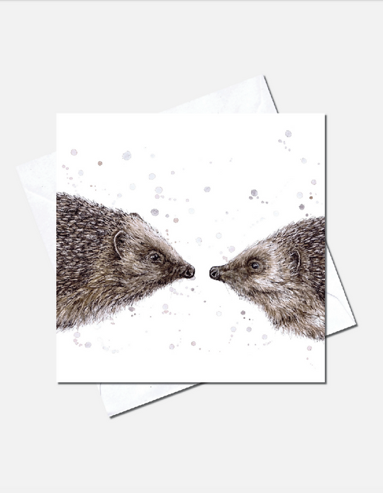 Hogs and Kisses | greetings Card