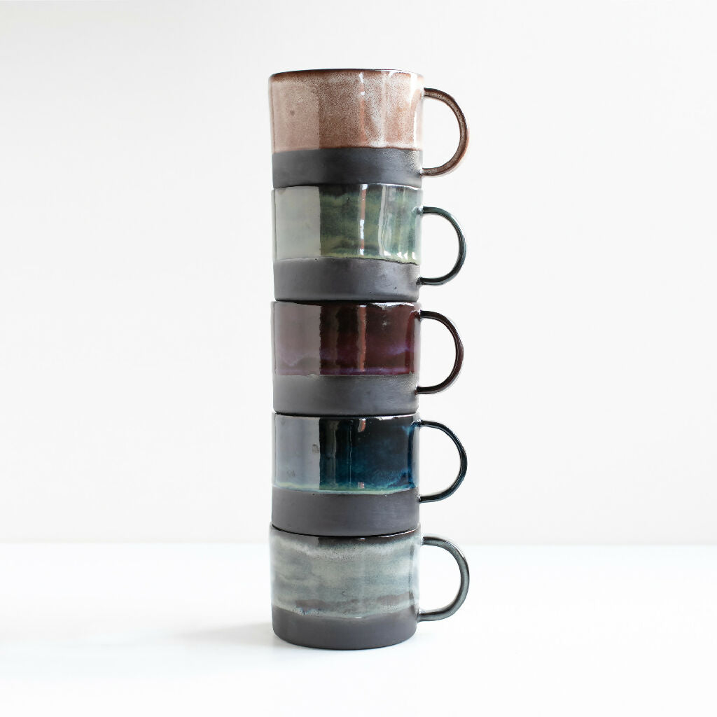 Stoneware Mug Storm Waterfall