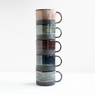 Stoneware Mug Storm Waterfall