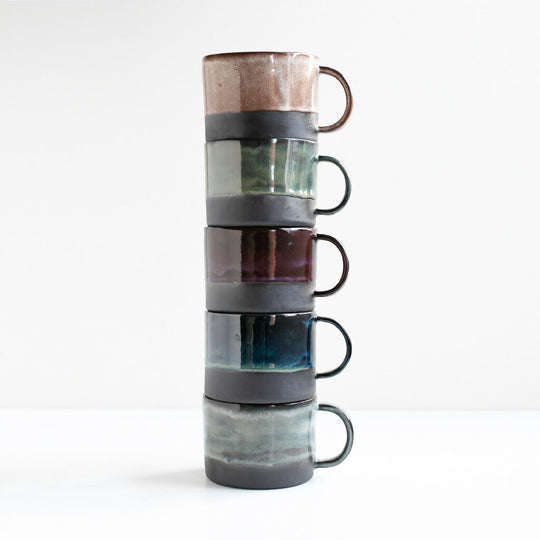 Stoneware Mug Storm Waterfall