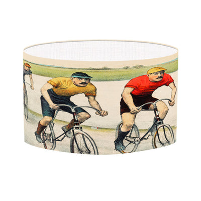 Vintage Cycling Fine Art Print Lampshade