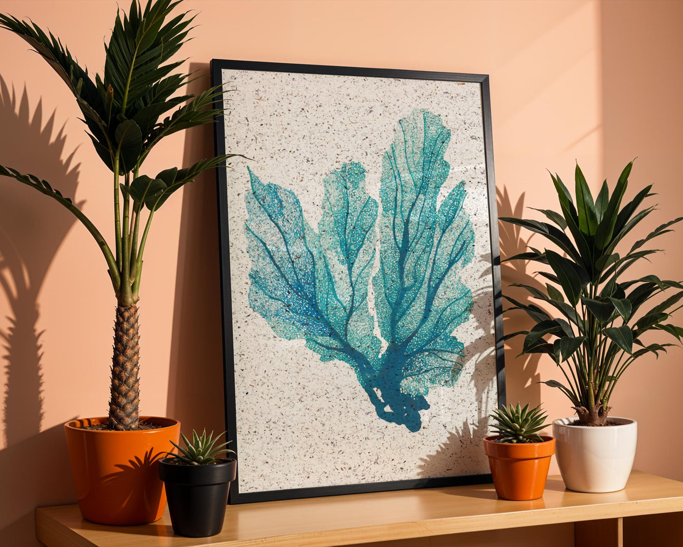 Sea Fan Print on Seaweed Paper | Country Living Marketplace