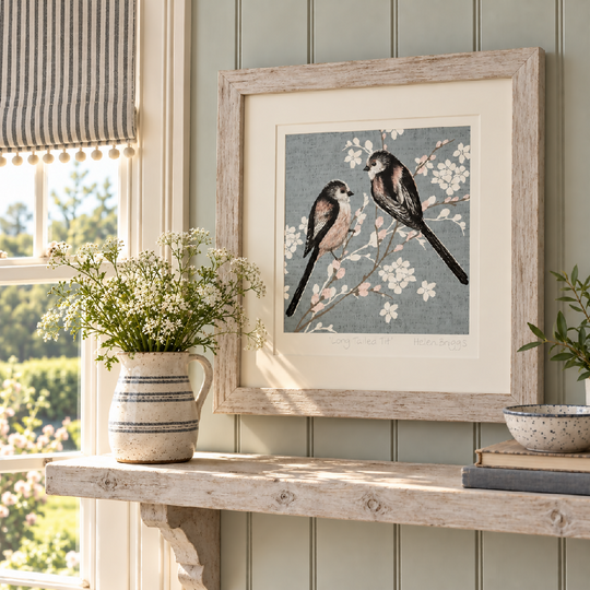 Long Tailed Tit -Signed and mounted Giclée Art Print