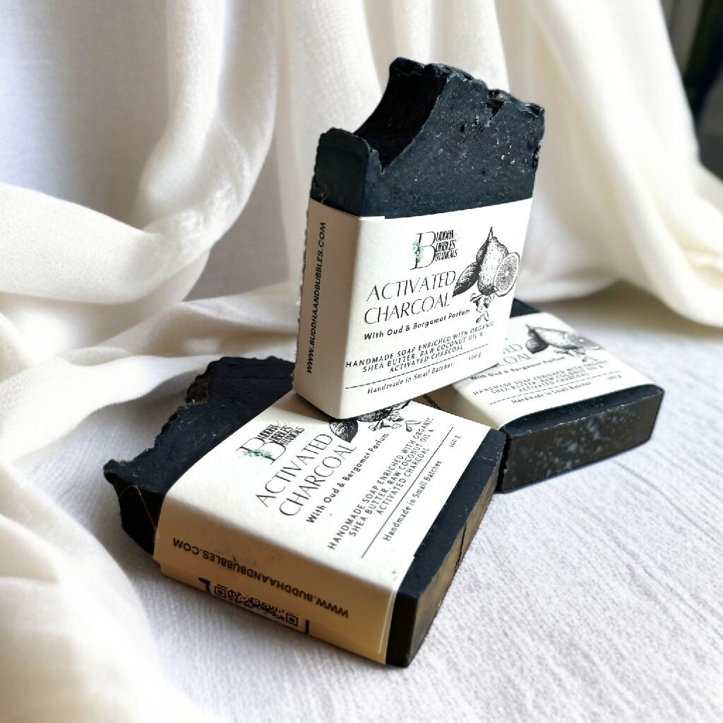 Soap Bar with Activated Charcoal Small and Large Size