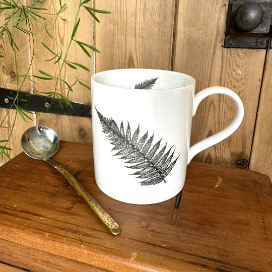 Fine Bone China Fern Mug
