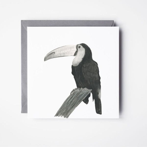 Sal the Toucan Hand Drawn Greeting Card