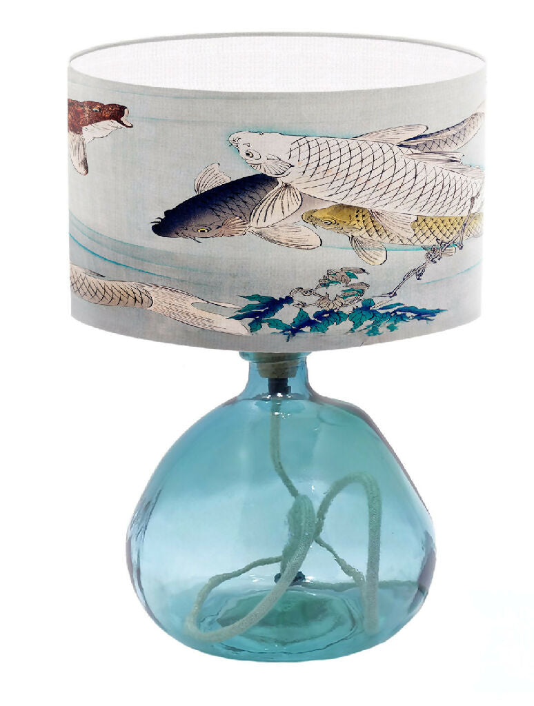 Koi Carp Fish Watercolour Print Lampshade