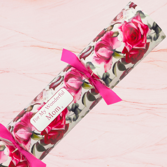 For My Wonderful Mom | Mother's Day Cracker Craft Kit | Perfect Rose | Single