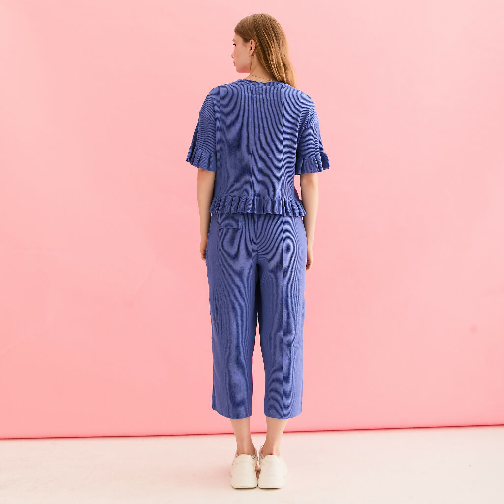 Marlow Cardigan and Martha Trouser_Blue_S4