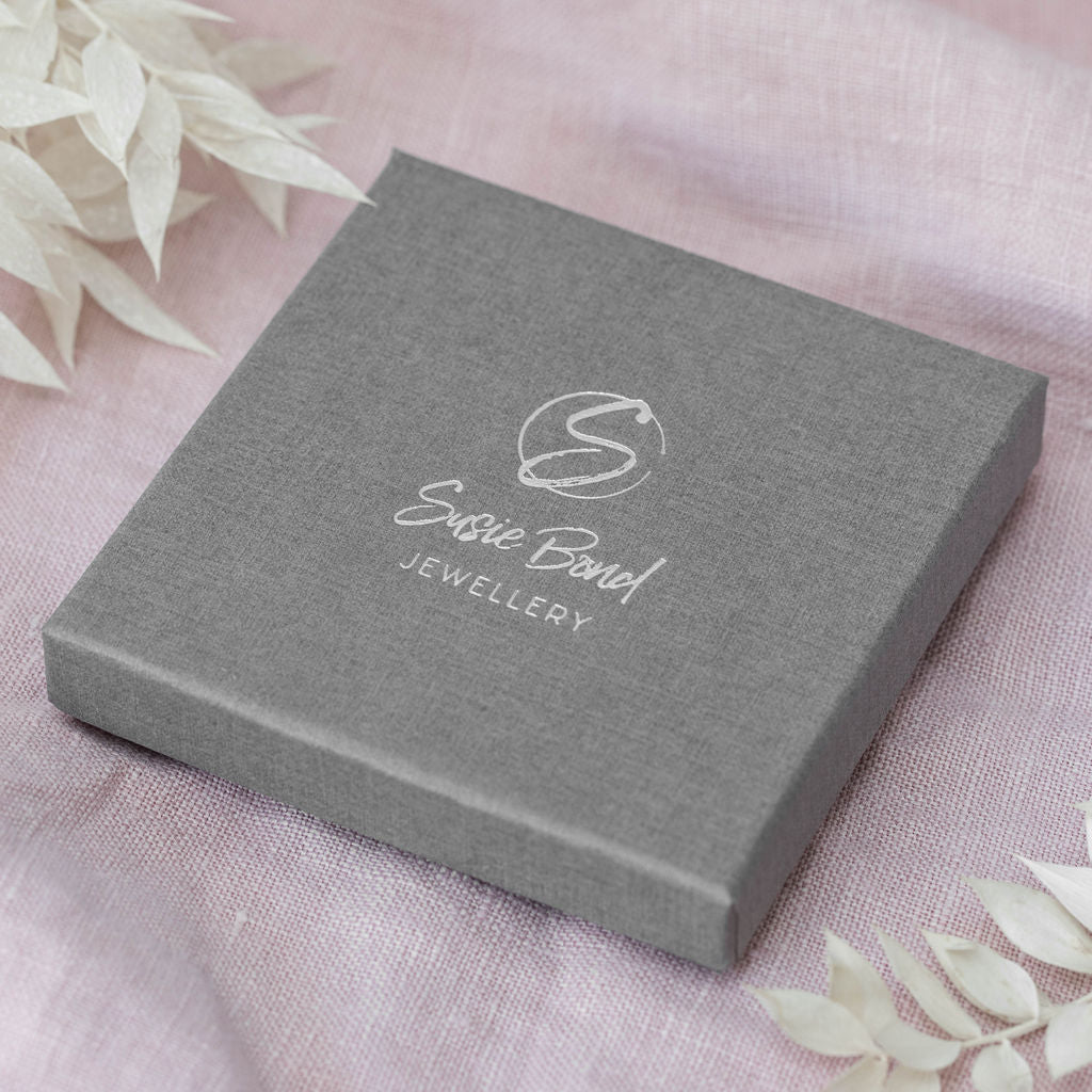 Keshi Pearl Earrings with silver disc