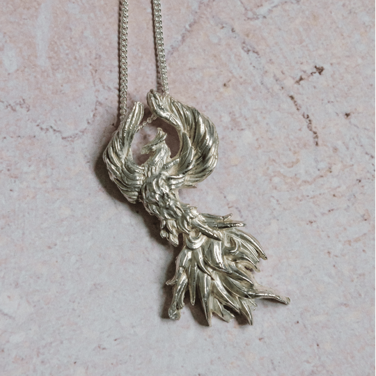 Silver Phoenix Necklace