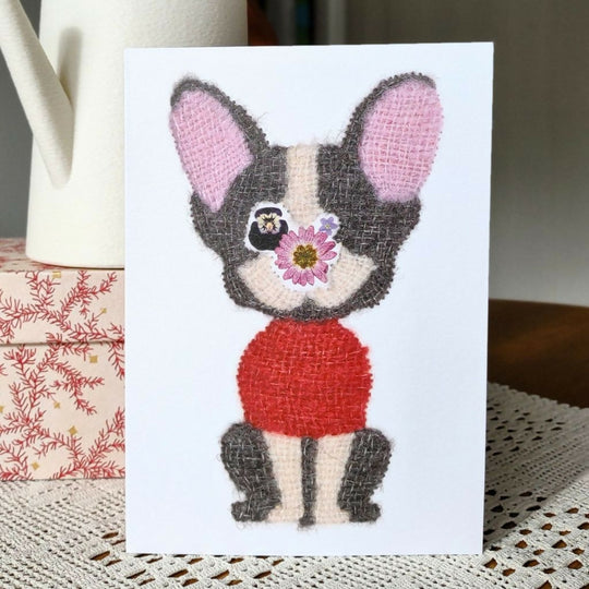 Cyrus The Bulldog Birthday Card