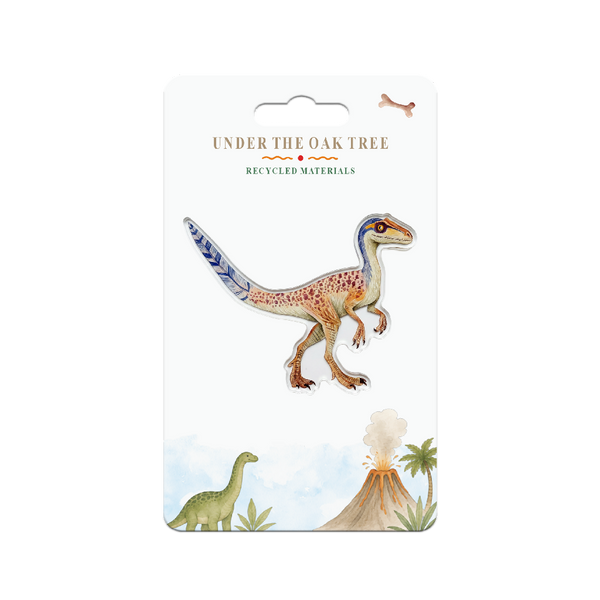 Badge - Dinosaur Raptor Natural History Gift Brooch