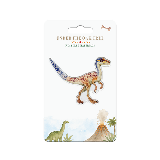 Badge - Dinosaur Raptor Natural History Gift Brooch