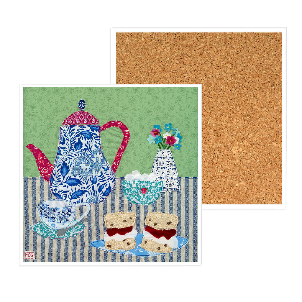 Cream Tea Ceramic Coaster | Country Living Marketplace
