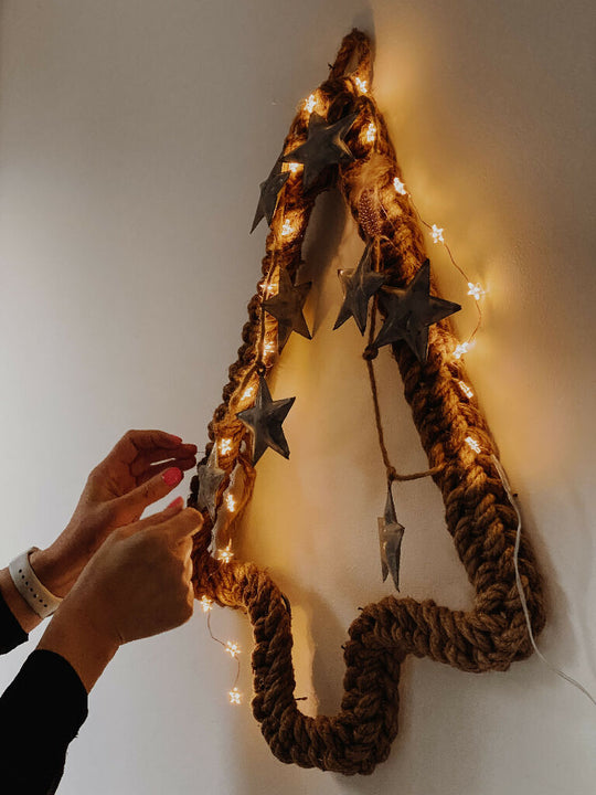 Christmas Tree Christmas Rope Wreath