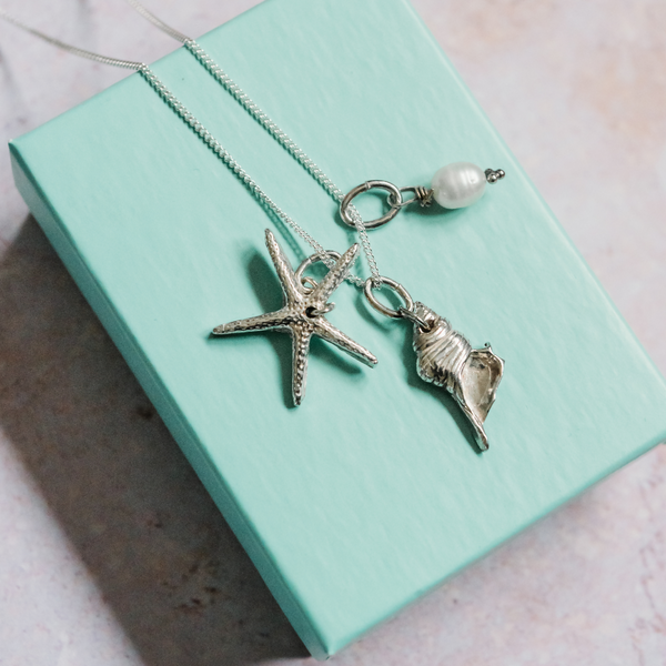 Silver Coastal Charm Necklace