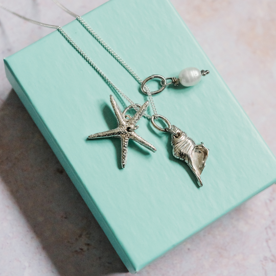 Silver Coastal Charm Necklace
