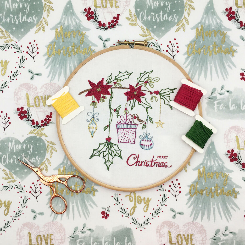 Christmas Embroidery Kit