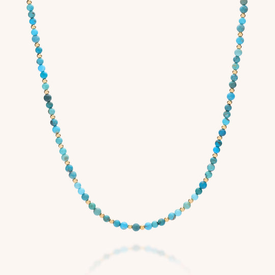 Jewel Bead Birthstone Necklace - December
