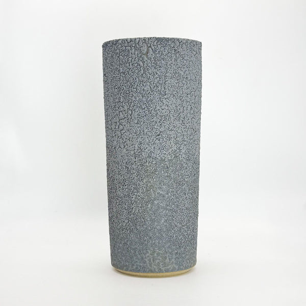 Tall vase slate lava front
