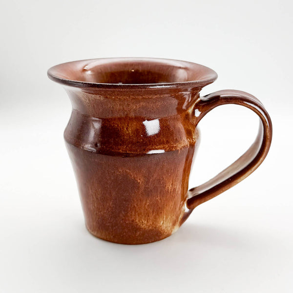 Tea mug burnt sienna side