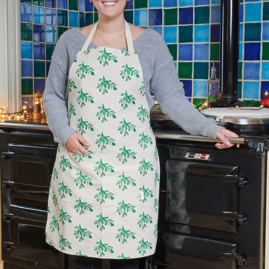 Mistletoe Christmas Apron